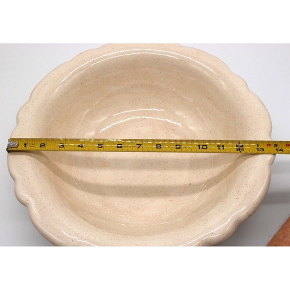 VTG Arnel's Water Pitcher and Wash Basin Beige Floral Glazed Set - Picture 11 of 13